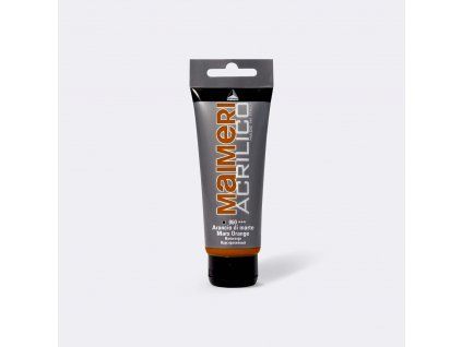 17442 akrylova barva maimeri acrilico 75 ml oranzova mars 060