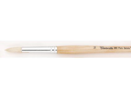 24558 stetec 380 8 kulaty dlouhy white bristle tintoretto
