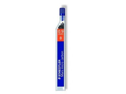 Tuhy do mikrotužky Staedtler Mars Micro Carbon 0,9 mm tvrdost B, balení 12 ks