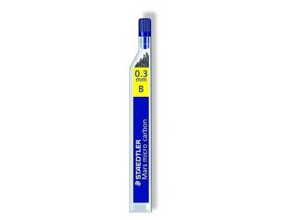 Tuhy do mikrotužky Staedtler Mars Micro Carbon 0,3 mm, tvrdost B, balení 12 ks