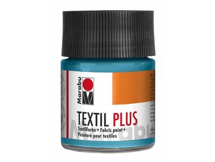 Marabu Textil Plus 50 ml barva na textil, odstín 091 modrá karibská
