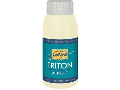 Kreul SOLO GOYA Triton akrylová barva 750 ml, odstín slonovinová, plastová láhev