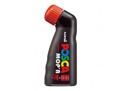 Uni Posca MOP'R akrylový popisovač 3-19 mm, červená, XXL pěnový hrot