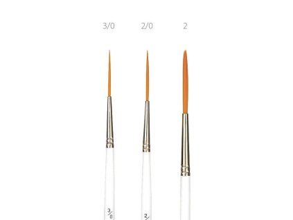 Umělecký štětec ACADEMY liner 1010RL vel. 2 s dlouhým syntetickým vlasem pro jemné linky