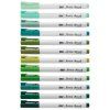 18063 4 umelecke fixy se stetcovym hrotem artist brush 48 leaf green