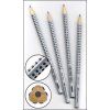 Trojhranná tužka Faber-Castell GRIP 2001 2B, masážní body zabraňují křečím při psaní
