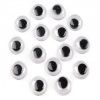 HobbyFun kulatá očička 10 mm, lze nalepit na různé materiály univerzálním lepidlem