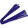 Heyda chlupatý žinilkový drát 8 mm, 50 cm, ultramarínová modrá, sada 10 kusů