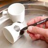 Štětcový fix Edding 4200 červený pro výtvarníky, hobby dekorace porcelánu a skla