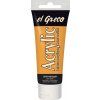 Akrylová barva Kreul El Greco 75 ml, odstín žlutá indiánská, krémová konzistence