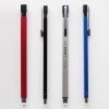 Tombow MONO Zero metal stříbrná, kovové tělo s vysouvanou gumovací náplní