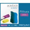 Fabriano Pittura Acrilico blok 25x35 cm, 400 g, 10 listů lepený, papír na akryl
