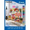 Pilot Pintor F 1 mm, pastelové barvy, vysoká krycí síla, vodou ředitelný inkoust