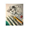 Dokumentní fix Marvy For Drawing 0,02 mm, japonský výrobce Marvy-Uchida, černý