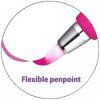 Pentel SES15 Berry, 4 odstíny, štětcový hrot vhodný pro menší formáty písma