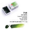 Nevskaya Palitra White Nights akvarelová barva 2,5 ml, odstín Sap green, zelená