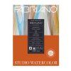 Akvarelový papír Fabriano Studio Watercolour Hot Press 22,9x30,5 cm, 300 g, blok 50 listů