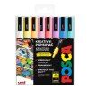 Uni Posca PC-5M akrylový popisovač, sada 8 pastelových tónů, hrot 1,8-2,5 mm
