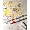 Liner Uni EMOTT 0,4 mm bordó, extra lehké psaní, vysoce kvalitní inkoust
