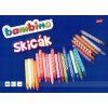 Bambino Skicák A4 10 listů 190 g/m2, vazba na kratší straně, titulní strana s potiskem