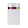 Uni EMOTT fineliner sada 10 základních barev, jehlový hrot 0,4 mm, japonské popisovače