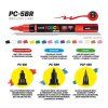 Akrylový popisovač Uni Posca PC-5BR, stopa 1-4 mm, vhodný pro kresbu, nápisy a dekorování