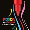Uni Posca PC-5BR modrá 33, akrylový inkoust, štětcový hrot pro kresbu a dekorování
